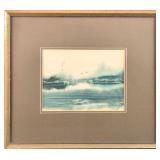 Original Framed Pen And Ink and mixed media, Steve