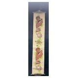 Vintage Wall Hanging Needlepoint With Bell Pull