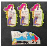 4 Absolut Vodka Peppar Advertising Art Pins / Broo