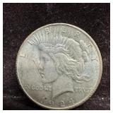 1924 Peace Dollar .900 Silver US Coin
