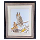 Horned Owl By Karl Karalus