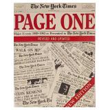 The New York Times Page One Hardcover New Edition