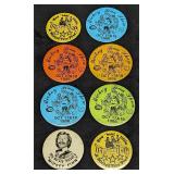 8 Vintage Mickey Finn Show Buttons
