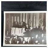 Franklin D. Roosevelt Day of Infamy Speech WWII Pe