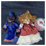 Porcelain Dolls Set Victorian Ashley Belle and Rus