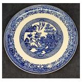 Vintage Blue Willow China 9" Plate