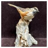 TAYï¿½Italy Limited Edition Porcelain Bird on Stump