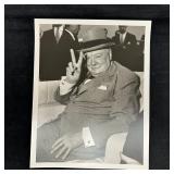 Black and White Analog Photo Print of Winston Chur