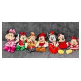 7 Disney Minnie Mouse Bean Bag Plush Ty Beanie Bal