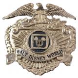 1970s/1980s Walt Disney World Security Hat Badge