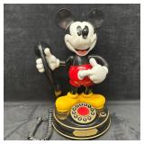 Mickey Mouse Disney Rotary Push Button Style Telep