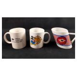 Disney Cruise Line Mugs Lot Of Three