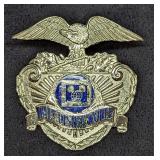 1980s Disney World Security Hat Metal Badge 860