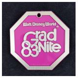 4 Rare Vintage Disney World Grad Night 83 Medallio