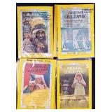 Lot of 8 National Geographic Magazines From the 60