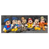 7 Disney Assorted Mickey Mouse Bean Bag Dolls