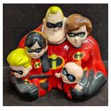 Disney Pixar The Incredibles Family Ceramic Piggy