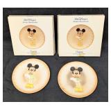 2 Goebel Disney Handpainted Mickey Mouse Collector