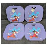 4 Disney World Sorcerer Mickey Foam Seat Sitting C
