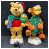 Winnie the Pooh and Tigger Animated Musical Holida