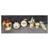 6 Disney Frozen Pooh Mickey Mouse Tinkerbell Ornam