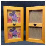 Disney Mickey Mouse Six Frame Walnut Wood Accordio