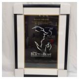 Disney Beauty and the Beast Musical Broadway Poste
