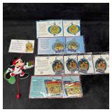 Disney Cast Holiday Ornament Collection Set Sleepi