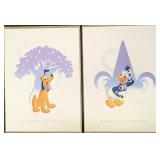 Disney Don Williams Donald Duck & Pluto Prints