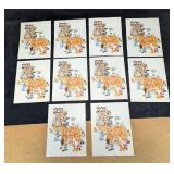 10 Vintage Disney Productions 50 Year Fan Club Pri