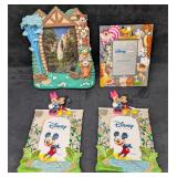 4 Disney Resin Mickey Mouse Photo Frames