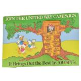Disney Ducktales United Way Campaign Mini Poster