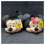 Disney Kcare Mickey and Minnie Mouse Head Face Lar