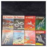 Air Progress Magazine Lot of 8 Eight Magazines Col
