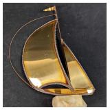 Small Brass Sailing Ship Similiar To Demott B