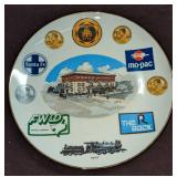 1981 Gold Harriman Porcelain Series #1 Display Pla