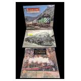 3 Sealed Classic Magnificent Trains Calendars