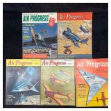 Air Progress Magazine Lot of 5 Five Magazines Coll
