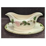 Retired Franciscan Desert Rose Gravy Boat With Un