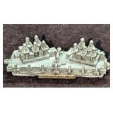 Pewter Santa's Express Joyous Noel Figurine