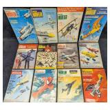 12 1961 & 1962 & 1963 American Modeler Magazines
