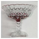 Vintage Signed Westmoreland Wakefield Ruffled Comp