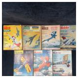 American Modeler Magazine 1962 Lot of 7 Seven Maga