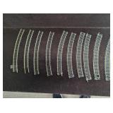 Assorted HO Scale Atlas AHM Lionel Curved Tracks