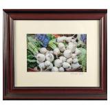 Framed Etta Jean Juge Radishes Photo