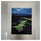 Aerial Golf Course Landscape Over Fairways Fine Ar