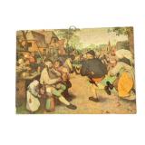 Pieter Bruegel Peasant Dance Print On Wood