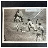 Analog Photo Print Ted Williams at Home Plate Bost