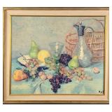 Vintage 1950s Still Life Print By Reliable Marcel
