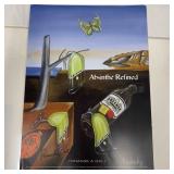 Absinthe Refined Ad Poster Homage A Dali by John P